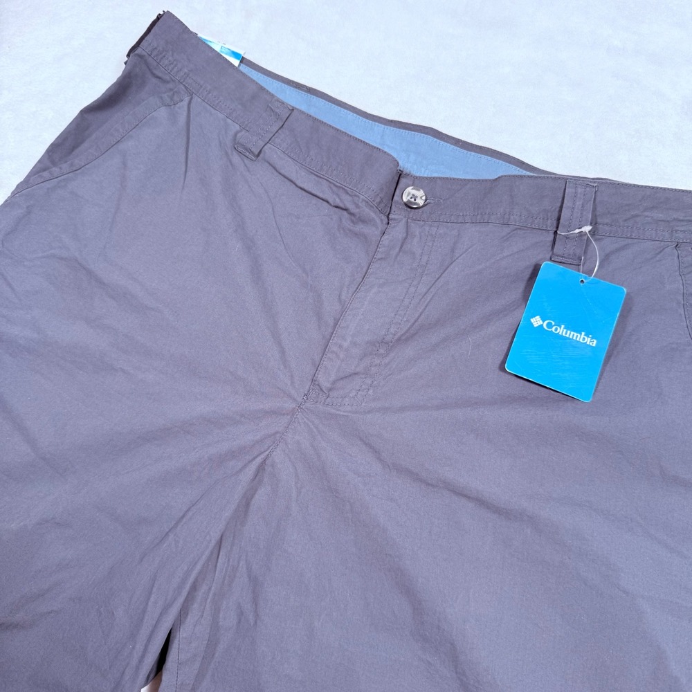 Columbia Mens Gray Cotton Casual Outdoor Shorts 42‎ Regular AM4471 New